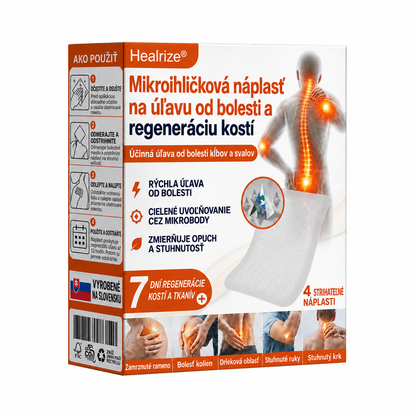 🌍✅ Oficiálny obchod SK: Healrize® Mikroihličková náplasť na úľavu od bolesti a podporu regenerácie kostí (🧑‍⚕️Pomáha zmierniť opuch, bolesť, stuhnutosť, začervenanie, pocit tepla, nepohodlie a únavu kĺbov)🧑‍⚕️🧑‍⚕️
