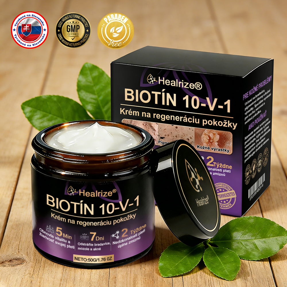 Vyrobené a dodávané na Slovensku ✨Healrize® Biotin 10-in-1 Skin Restoration Cream 🍀
