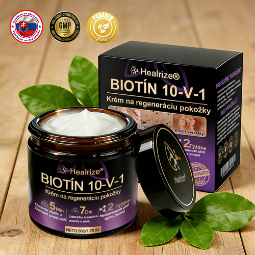 Vyrobené a dodávané na Slovensku ✨Healrize® Biotin 10-in-1 Skin Restoration Cream 🍀