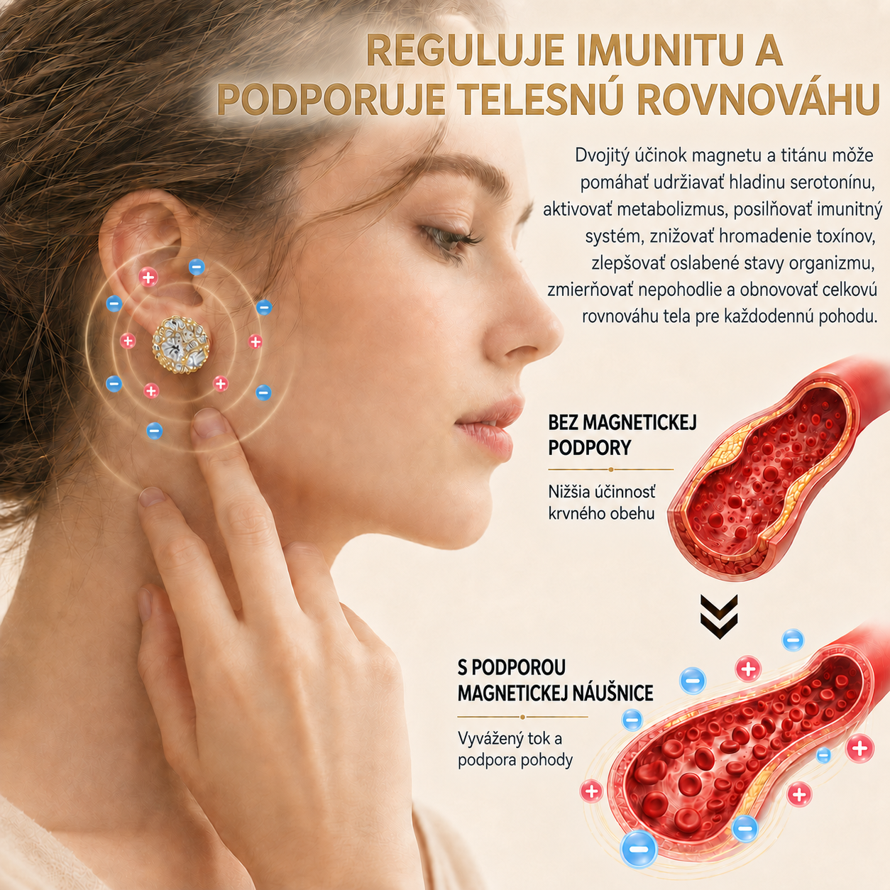 Magnetické náušnice TIMNAMY® z moissanitu na podporu lymfatickej starostlivosti: rýchle výsledky, bez potreby prepichovania uší. Špeciálna ponuka na posledný deň: 50 % zľava 💝💘1