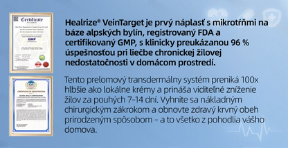Healrize® VeinTarget Microneedle Patch  Okamžitá úľava, dlhodobé výsledky 🏃‍♂️‍➡️🏃‍♂️‍➡️3