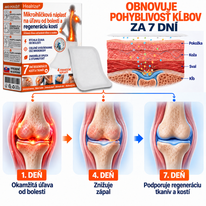 🌍✅ Oficiálny obchod SK: Healrize® Mikroihličková náplasť na úľavu od bolesti a podporu regenerácie kostí (🧑‍⚕️Pomáha zmierniť opuch, bolesť, stuhnutosť, začervenanie, pocit tepla, nepohodlie a únavu kĺbov)🧑‍⚕️🧑‍⚕️
