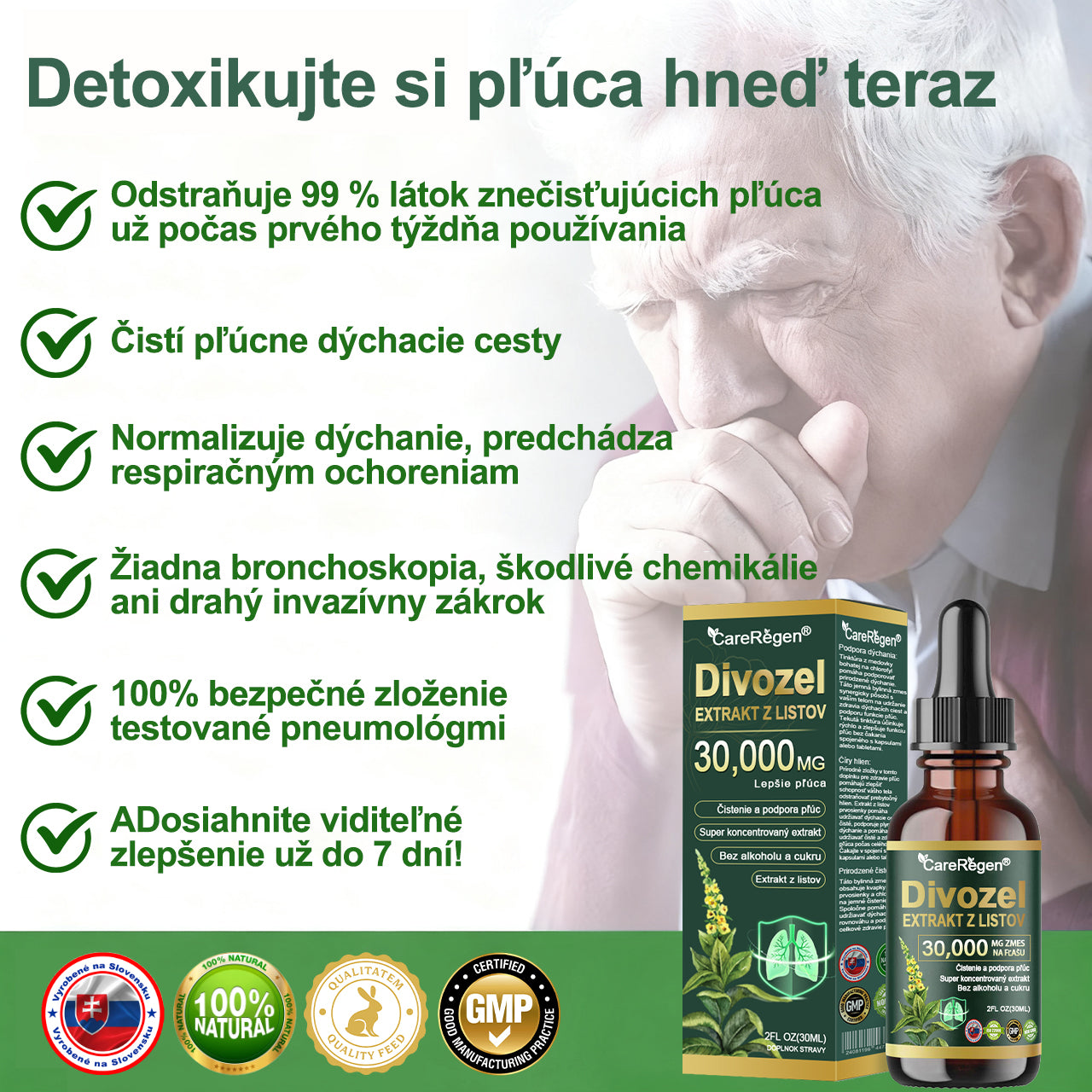 𝗢𝗳𝗶𝗰𝗶𝗮𝗹𝗻ý 𝗼𝗯𝗰𝗵𝗼𝗱: 𝗖𝗮𝗿𝗲𝗥𝗲𝗴𝗲𝗻® Organické kvapky na čistenie pľúc z listov divozelu 🎖️ Klinicky overená, vysoko koncentrovaná formula, ktorá uľavuje od kašľa, hlienu, astmy a CHOCHP — dýchajte ľahšie a rýchlejšie. 🎖️