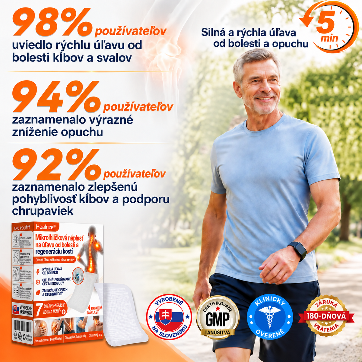 🌍✅ Oficiálny obchod SK: Healrize® Mikroihličková náplasť na úľavu od bolesti a podporu regenerácie kostí (🧑‍⚕️Pomáha zmierniť opuch, bolesť, stuhnutosť, začervenanie, pocit tepla, nepohodlie a únavu kĺbov)🧑‍⚕️🧑‍⚕️