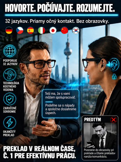 🎁👓Inteligentné okuliare so zoomom, fotochromatickými šošovkami a možnosťami prekladu v reálnom čase pomocou umelej inteligencie👓🎁