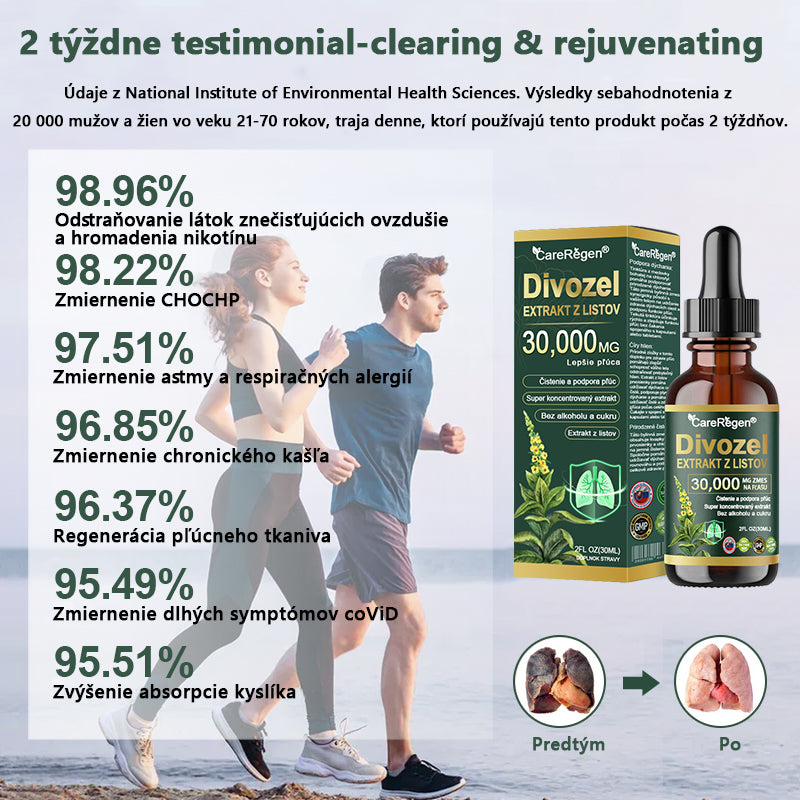 𝗢𝗳𝗶𝗰𝗶𝗮𝗹𝗻ý 𝗼𝗯𝗰𝗵𝗼𝗱: 𝗖𝗮𝗿𝗲𝗥𝗲𝗴𝗲𝗻® Organické kvapky na čistenie pľúc z listov divozelu 🎖️ Klinicky overená, vysoko koncentrovaná formula, ktorá uľavuje od kašľa, hlienu, astmy a CHOCHP — dýchajte ľahšie a rýchlejšie. 🎖️