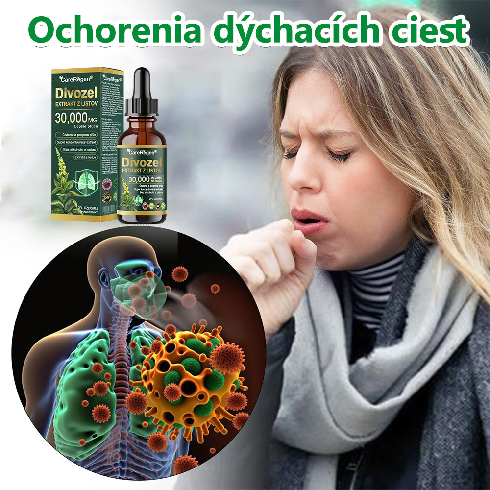 𝗢𝗳𝗶𝗰𝗶𝗮𝗹𝗻ý 𝗼𝗯𝗰𝗵𝗼𝗱: 𝗖𝗮𝗿𝗲𝗥𝗲𝗴𝗲𝗻® Organické kvapky na čistenie pľúc z listov divozelu 🎖️ Klinicky overená, vysoko koncentrovaná formula, ktorá uľavuje od kašľa, hlienu, astmy a CHOCHP — dýchajte ľahšie a rýchlejšie. 🎖️